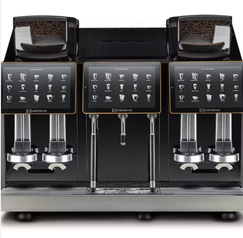 Eversys Shotmaster Pro Superautomatic Espresso Machine - Commercial Grade Coffee Maker for Cafes & Offices - Perfect for Barista-Quality Espresso, Cappuccino & Latte