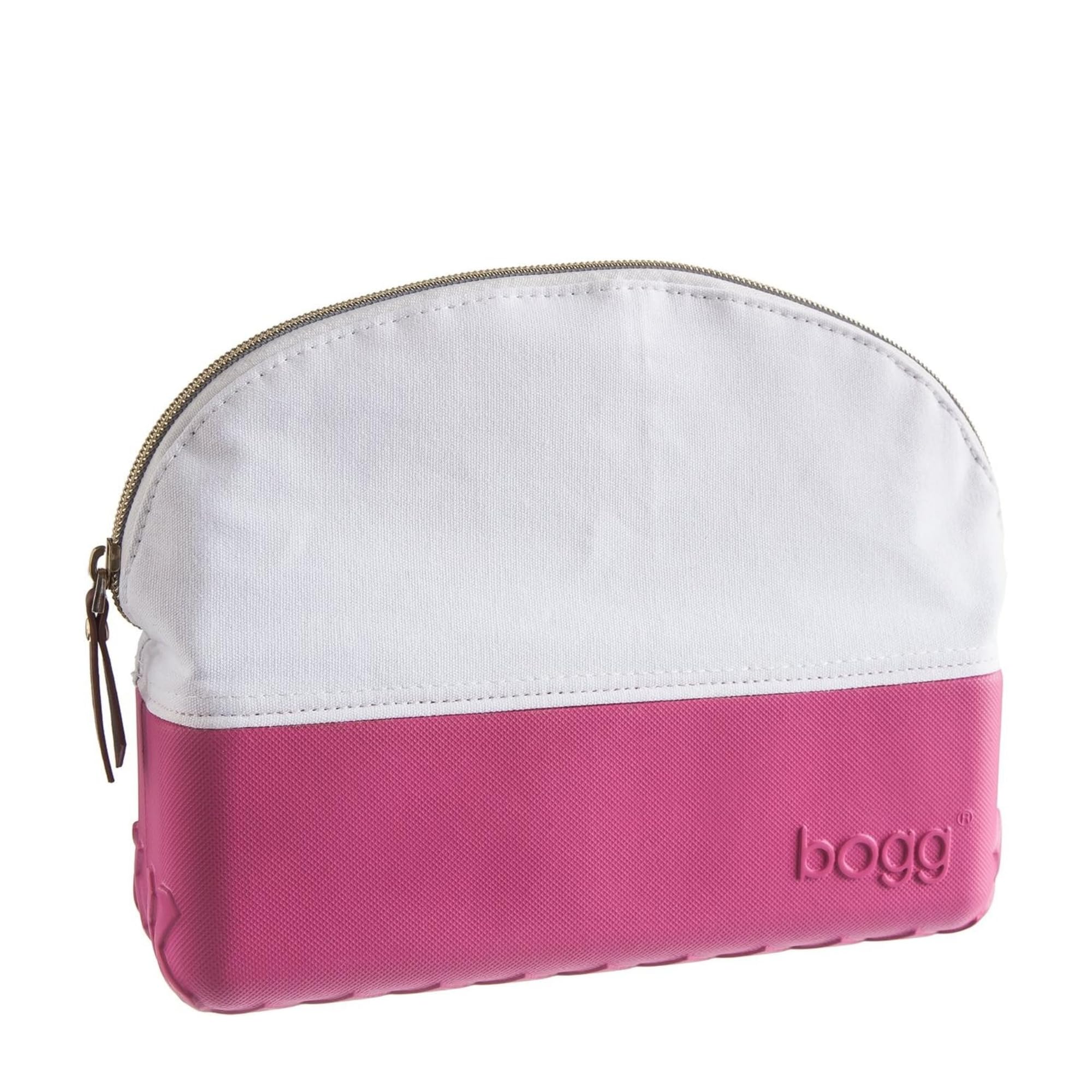 Beauty and the Bogg Makeup Cosmetic Bag 9x7x3 Inch - Pink Travel Organizer for Makeup Brushes, Lipsticks & Skincare | Perfect for Travel, Gym & Daily Use