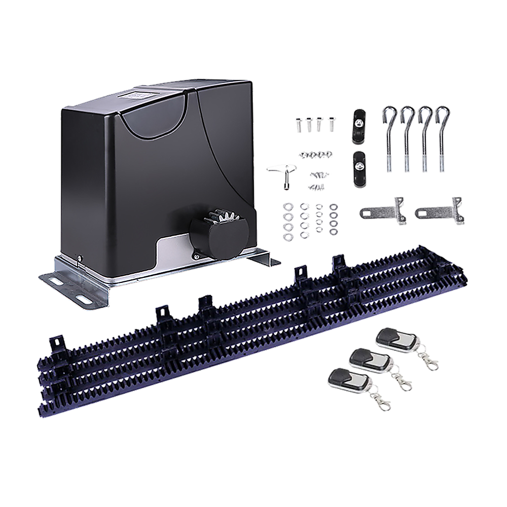 1000KG Heavy Duty Automatic Sliding Gate Opener with 4m Rail - Commercial & Residential Driveway Security System for Homes, Warehouses & Industrial Properties