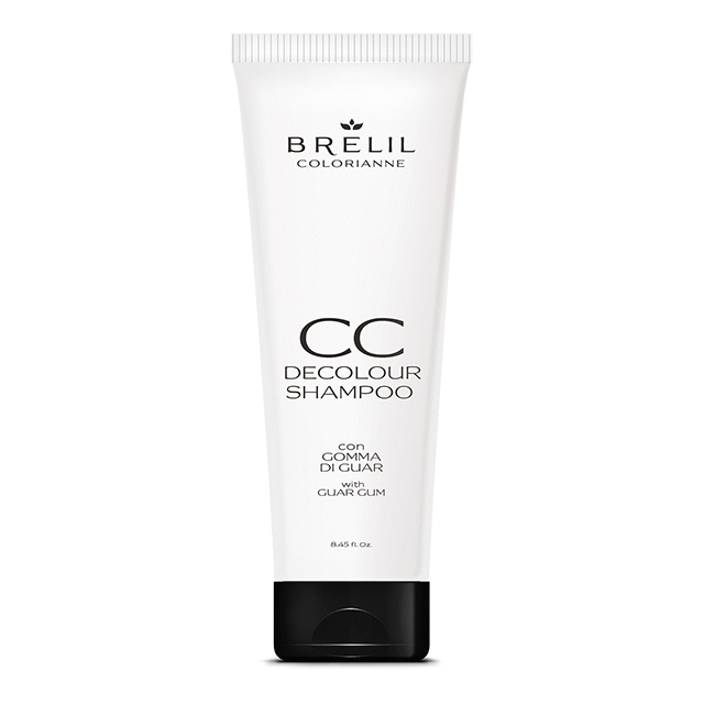 Brelil CC Decolour Shampoo 250ml - Color Correcting & Toning Hair Treatment for Blonde, Gray & Highlighted Hair - Perfect for Salon & Home Use