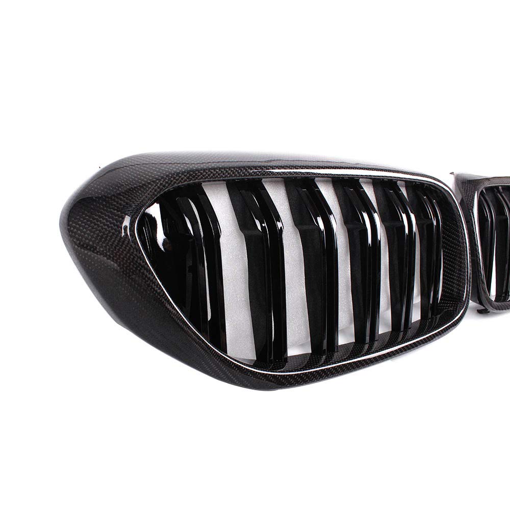 Real Carbon Fiber Front Kidney Grille for BMW X3 F25 & X4 F26 (2014-2018) - Premium Car Styling Upgrade for Enhanced Luxury Look