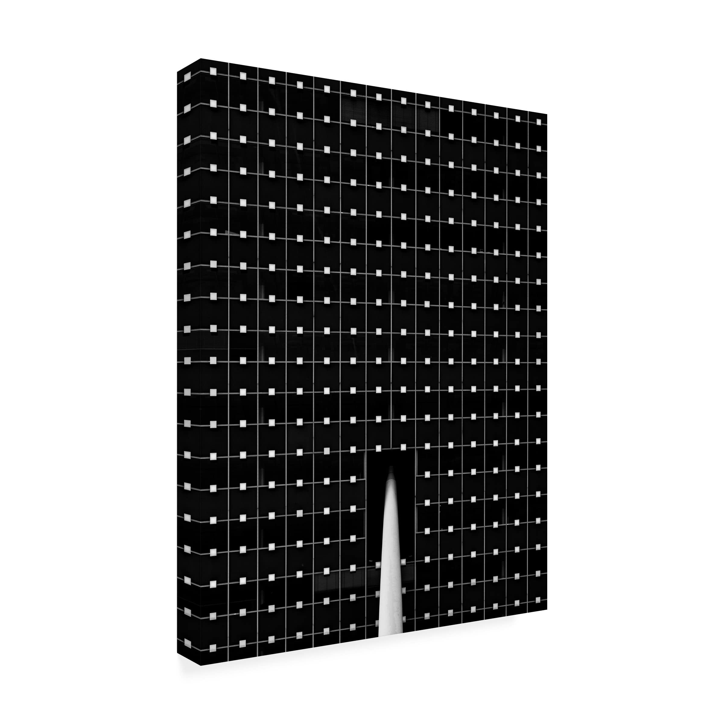 Trademark Fine Art 'Architectural Study 2' Canvas Wall Art Print by K K Carlos - Modern Abstract Painting for Living Room, Bedroom & Office Decor