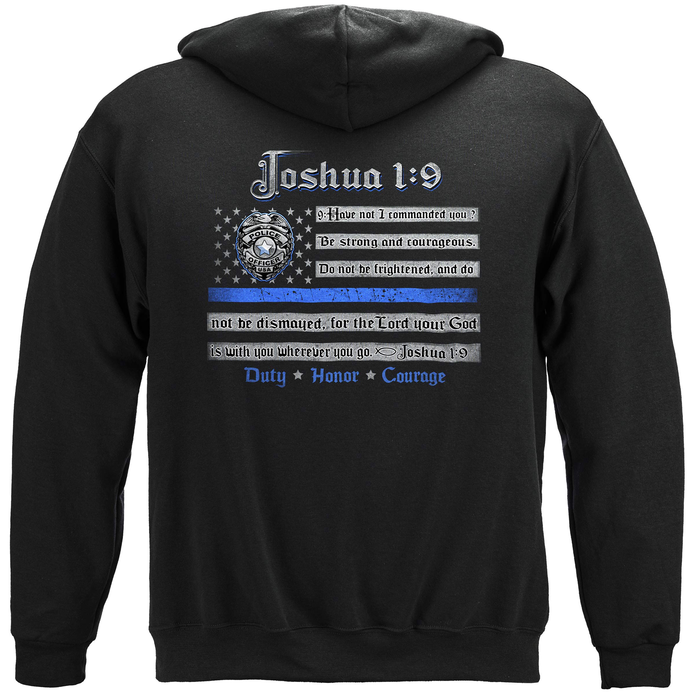 Erazor Bits Law Enforcement Hoodies - Police Themed Cotton Jackets for Duty, Patrol, and Casual Wear