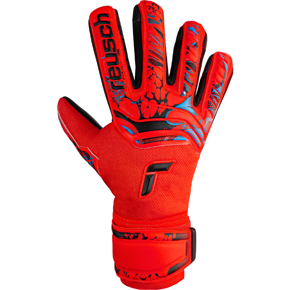Attrakt Grip Evolution Finger Support Glove for Arthritis & Carpal Tunnel Relief - Breathable Compression Gloves for Typing, Gaming & Sports (Pair) - Ideal for Office Work, Tennis & Weightlifting