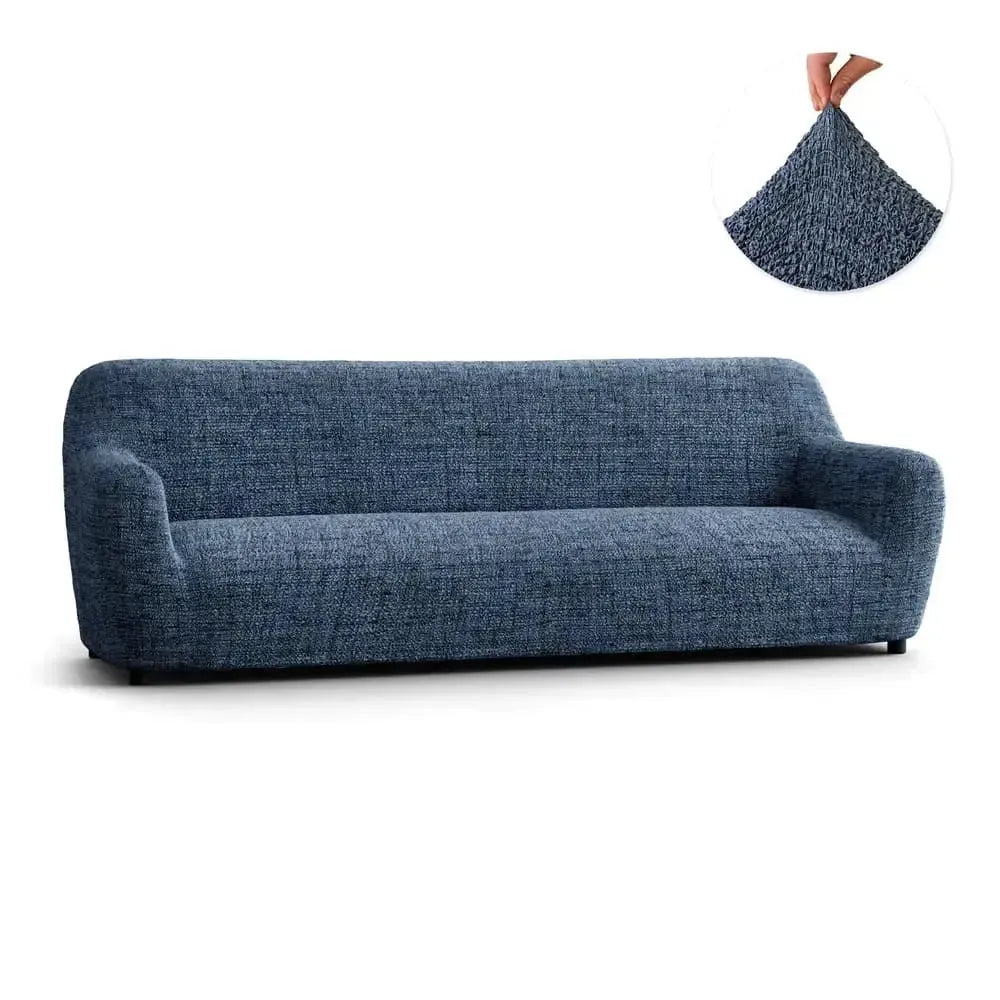 4 Seater Sofa Slipcover - Soft Microfiber Fabric with Stylish Prints - Perfect for Living Room, Family Room & Home Decor