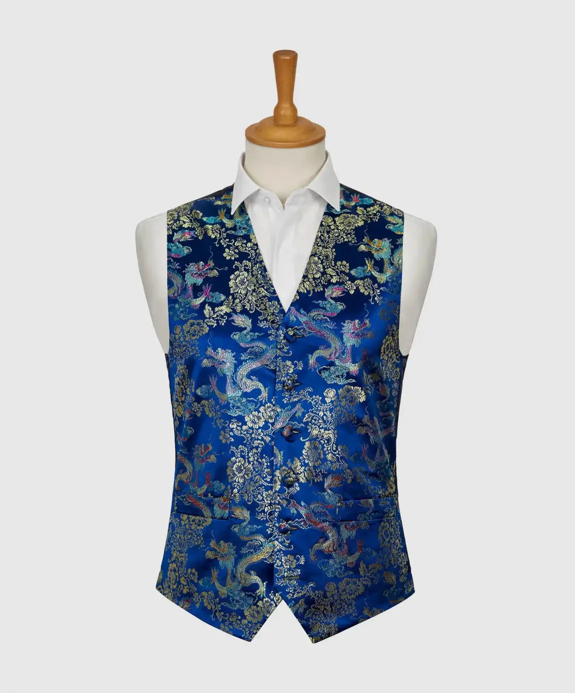 LA Smith Elegant Men's Tuxedo Waistcoat for Weddings & Formal Events - Premium Evening Vest for Black Tie Occasions
