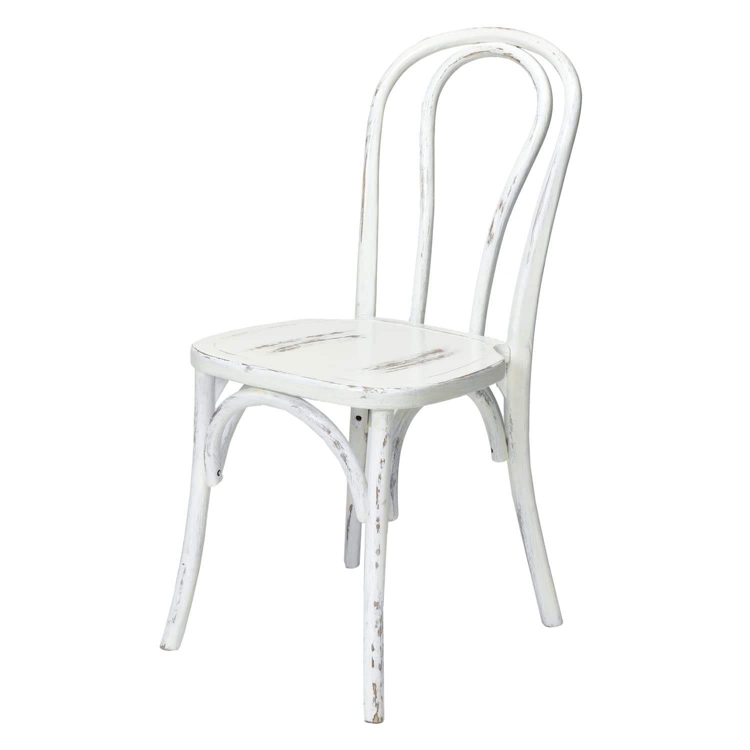 Premium Bentwood White Wash Chairs - Commercial Seating for Restaurants, Cafes & Events - Durable Wooden Dining Chairs for Indoor & Outdoor Use