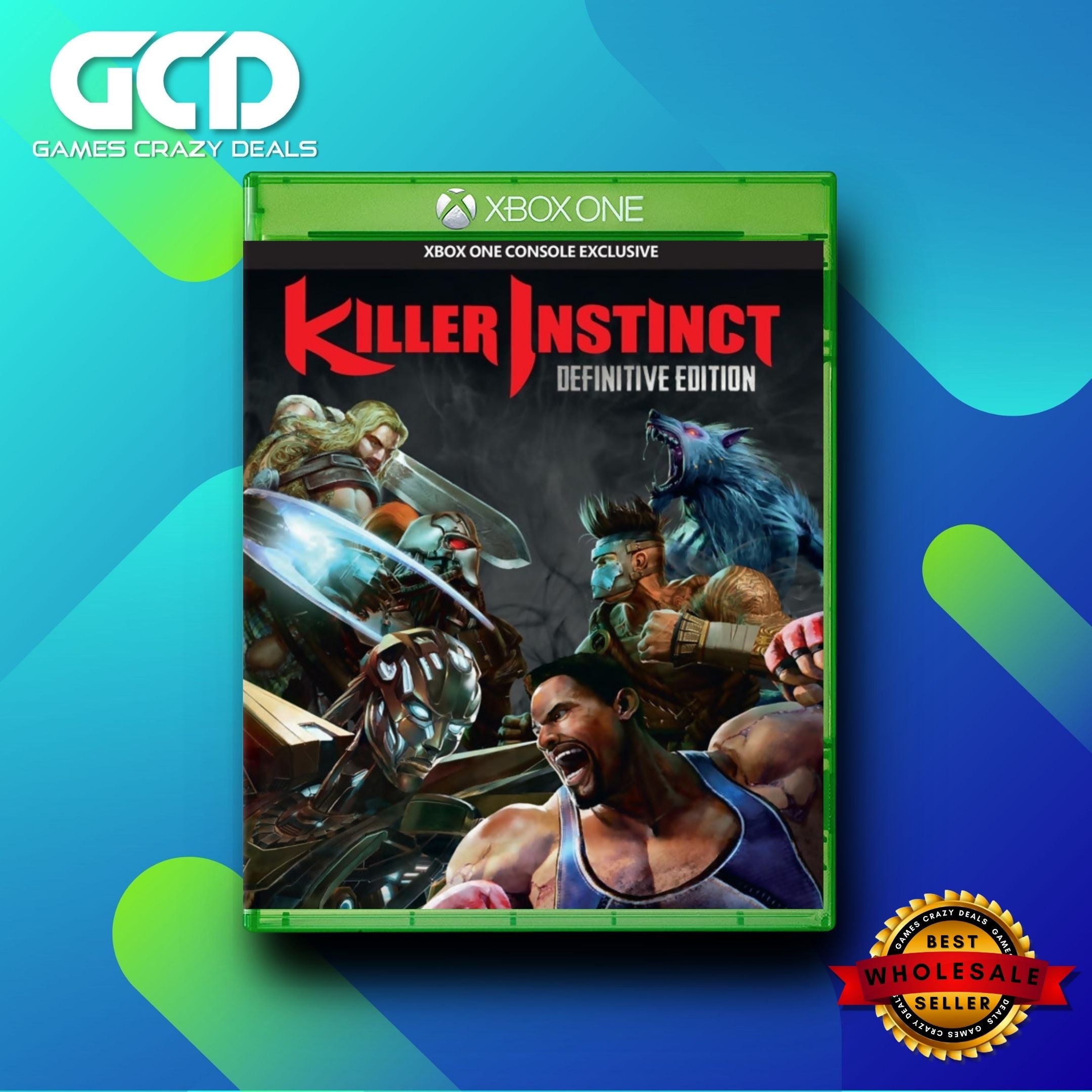 Xbox One Killer Instinct Definitive Edition - Complete Fighting Game with All Characters & Costumes | Perfect for Competitive Gaming & Home Entertainment