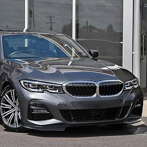 2019-2022 BMW 3 Series G20 G21 M Sport/M340i Glossy Black ABS Front Bumper Lip Set - 5PC Aero Kit for Enhanced Style & Performance | Perfect for Car Enthusiasts & Street Racing