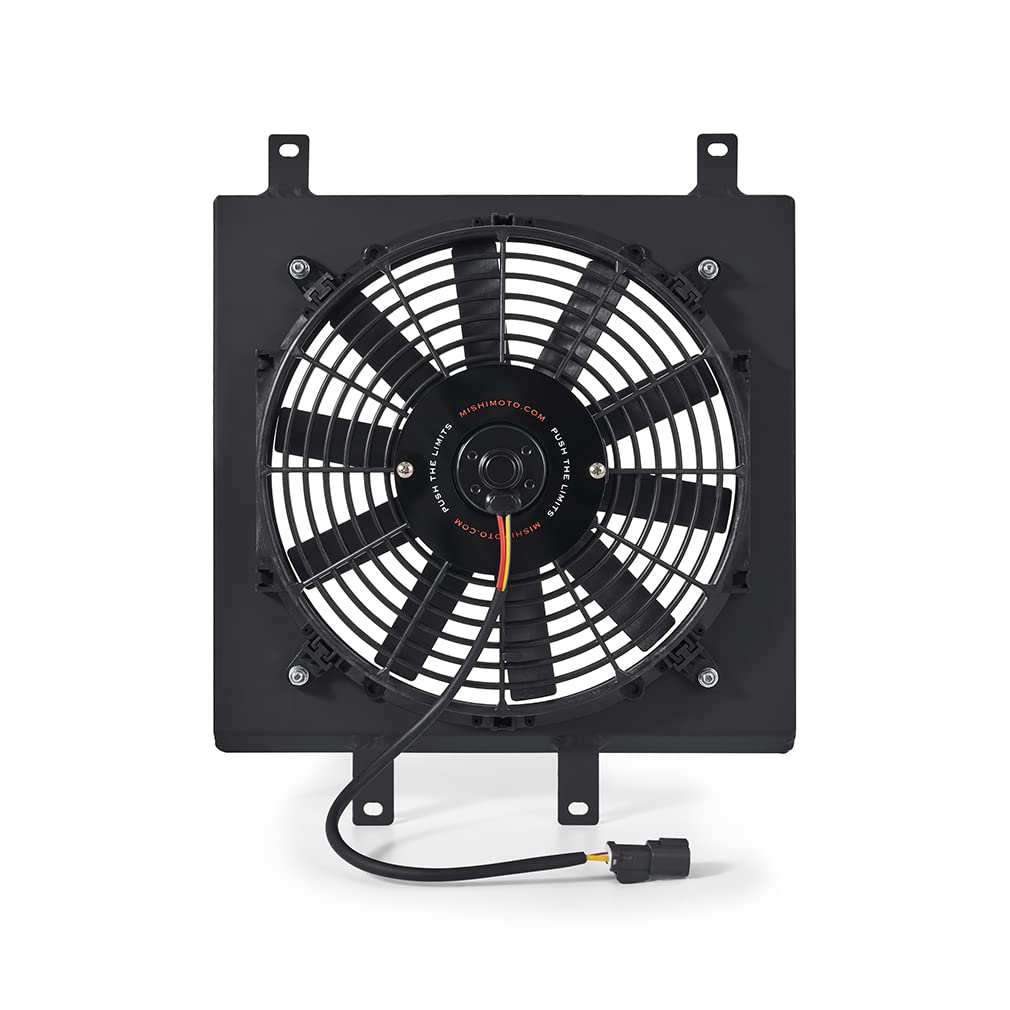 Mishimoto Performance Aluminum Fan Shroud Kit for 1992-2000 Honda Civic - High Efficiency Cooling System Upgrade - Perfect for Street Racing & Daily Driving