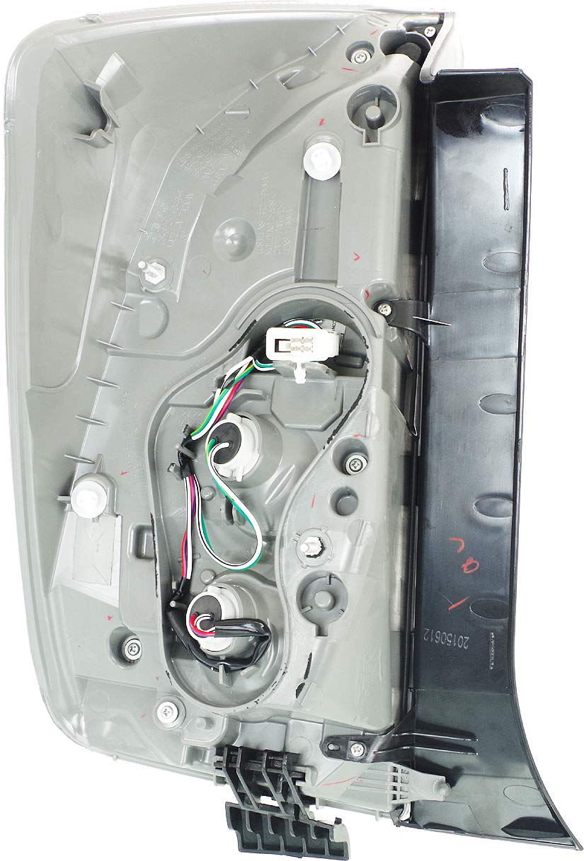 Evan-Fischer CAPA Certified Passenger Side Tail Light Assembly for 2012-2015 Toyota Prius Plug-In - Perfect for Night Driving & Enhanced Vehicle Safety