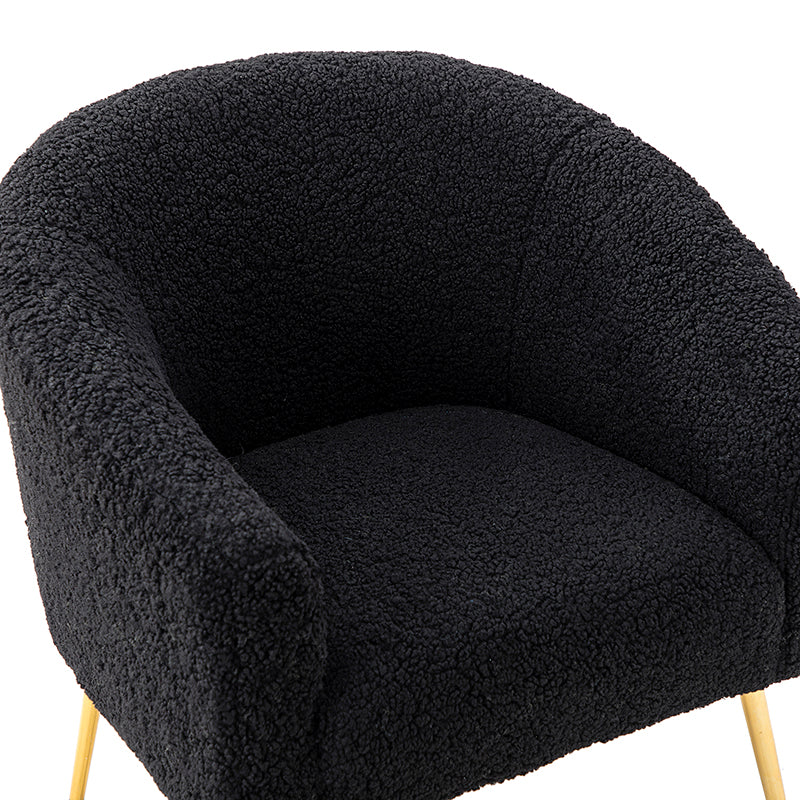 Bari Barrel Armchair - Modern Upholstered Accent Chair for Living Room, Bedroom & Office - Comfortable Lounge Seating with Stylish Design