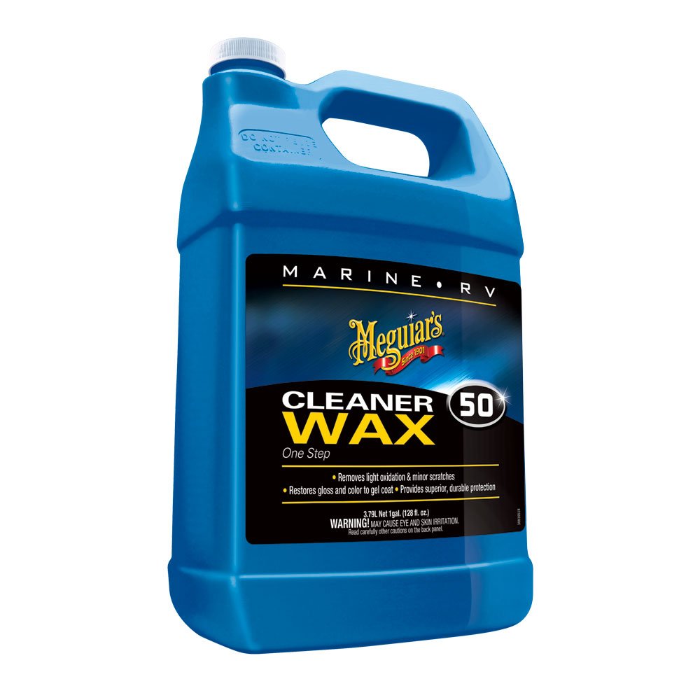 Meguiar's Marine & RV Cleaner Wax - 1 Gallon Liquid Wax for Boats, RVs & Watercraft - Restores Shine & Protects - Ideal for Marine, RV & Outdoor Vehicle Care