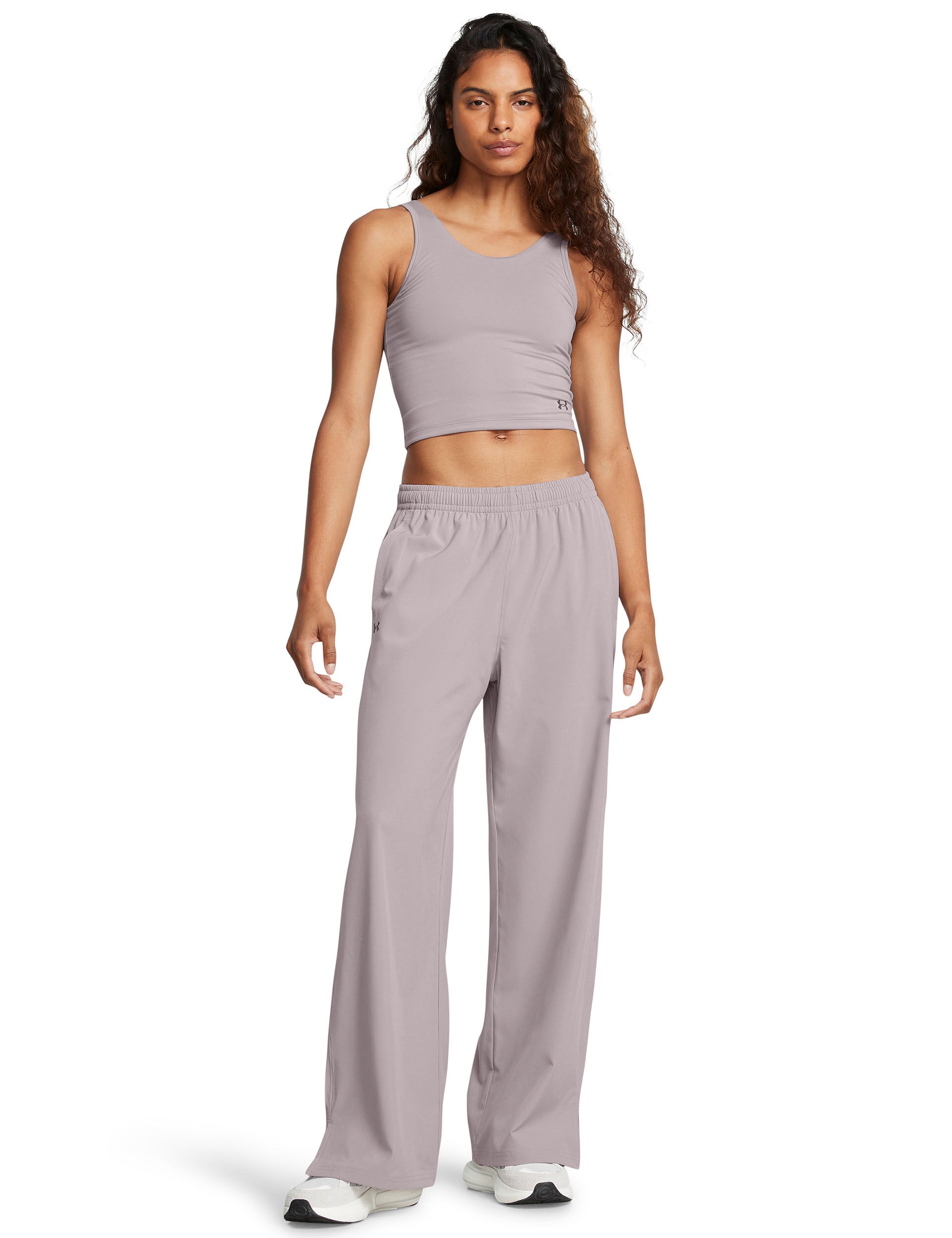 Rival Wide Leg Pants for Women - Comfortable High Waisted Trousers in Stylish Tetra Grey | Perfect for Office, Casual Wear & Travel