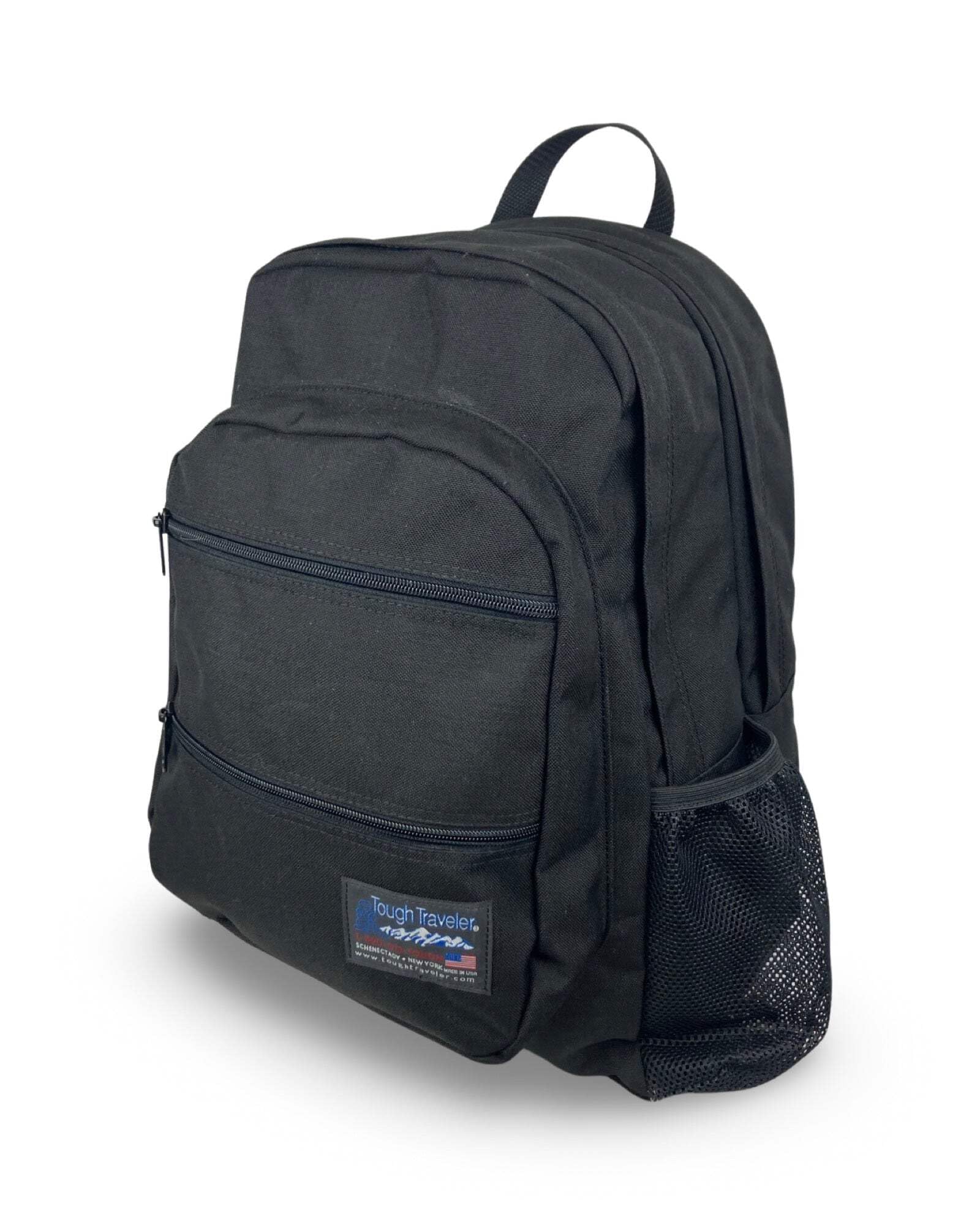 TouCom Laptop Backpack - Durable Made in USA - Black/Red - Perfect for Work, School & Travel