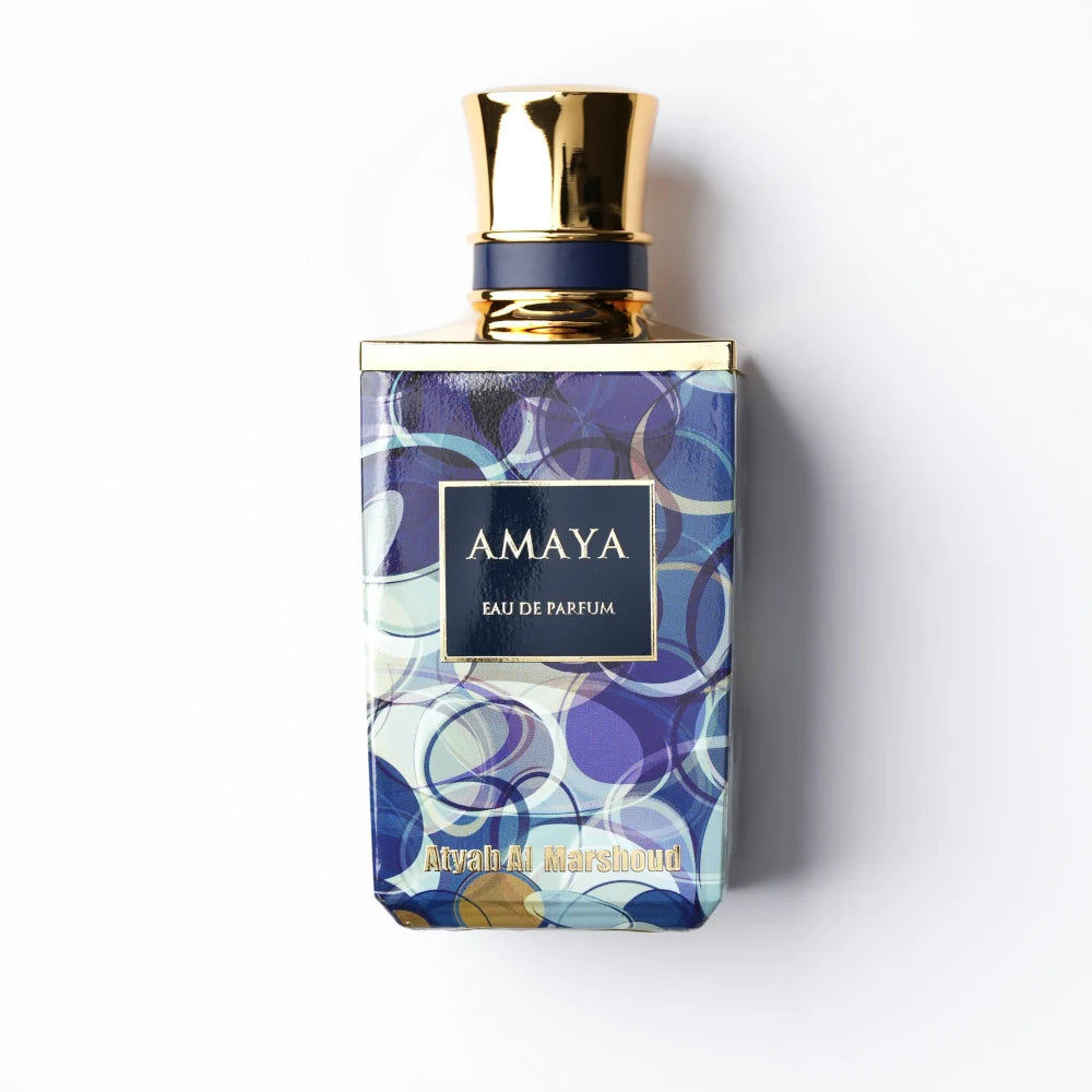 Amaya Blue Eau de Parfum 100ml - Floral & Woody Perfume for Women | Day & Night Wear, Office & Date Night Fragrance