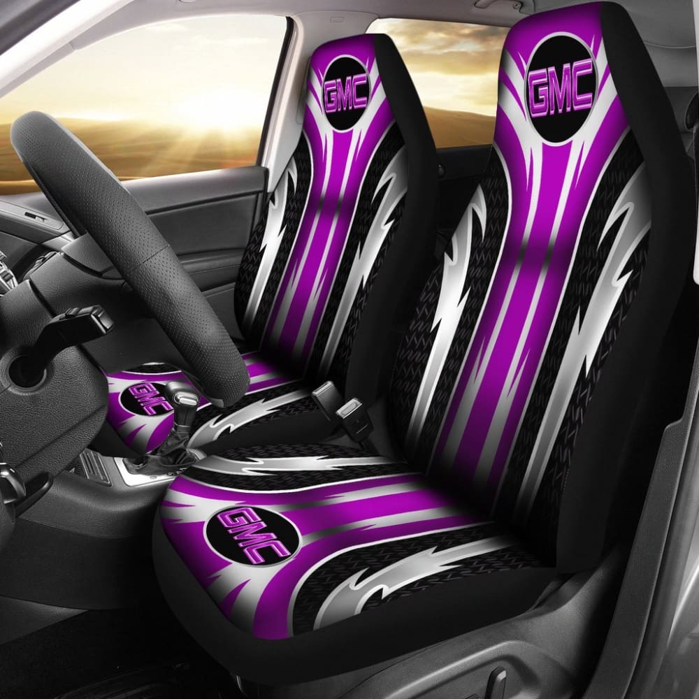 Premium Pink GMC Seat Covers - 2 Front Custom Fit Car Seat Protectors | Waterproof & Durable for Trucks & SUVs | Perfect for Road Trips, Daily Commutes & Pet Protection