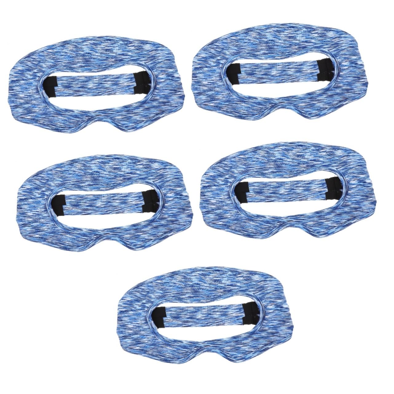 Angoily Pack of 5 Washable & Breathable VR Headset Covers - Stretchable, Comfortable for Sleeping & Gaming - Perfect for Oculus Quest 2, HTC Vive, PSVR
