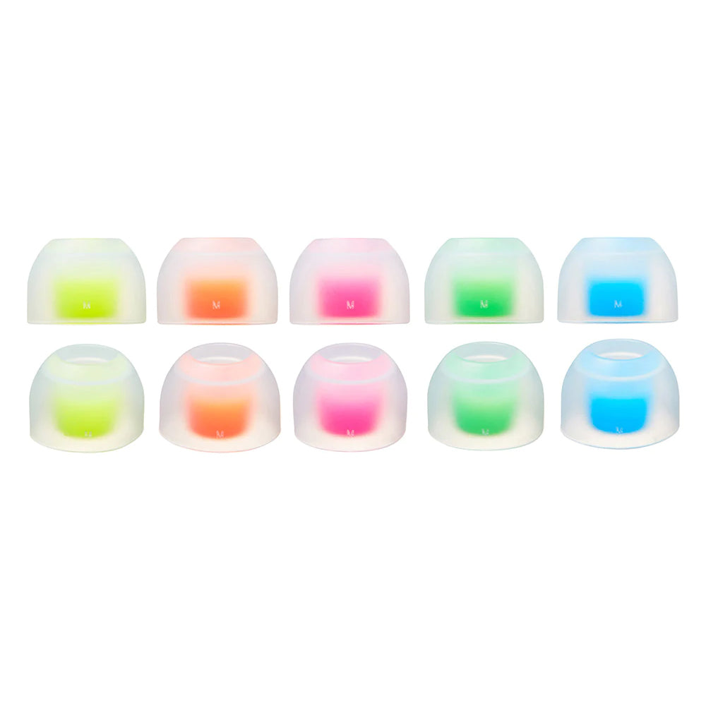AZLA SednaEarfit VIVID Edition Premium Silicone Eartips for AirPods Pro & Galaxy Buds - Noise Isolating, Comfort Fit Ear Tips for Workouts, Travel & Daily Use