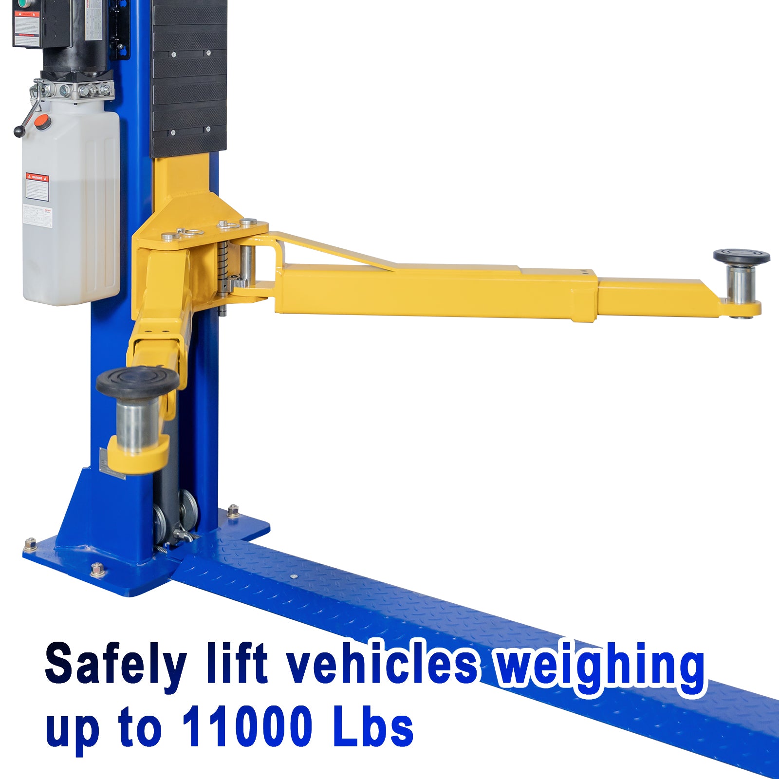 WEIZE 2 Post Car Lift 12000 lbs Capacity - 220V 4HP Heavy Duty Auto Lift with Single Point Lock Release for Auto Repair Shops & Home Garages