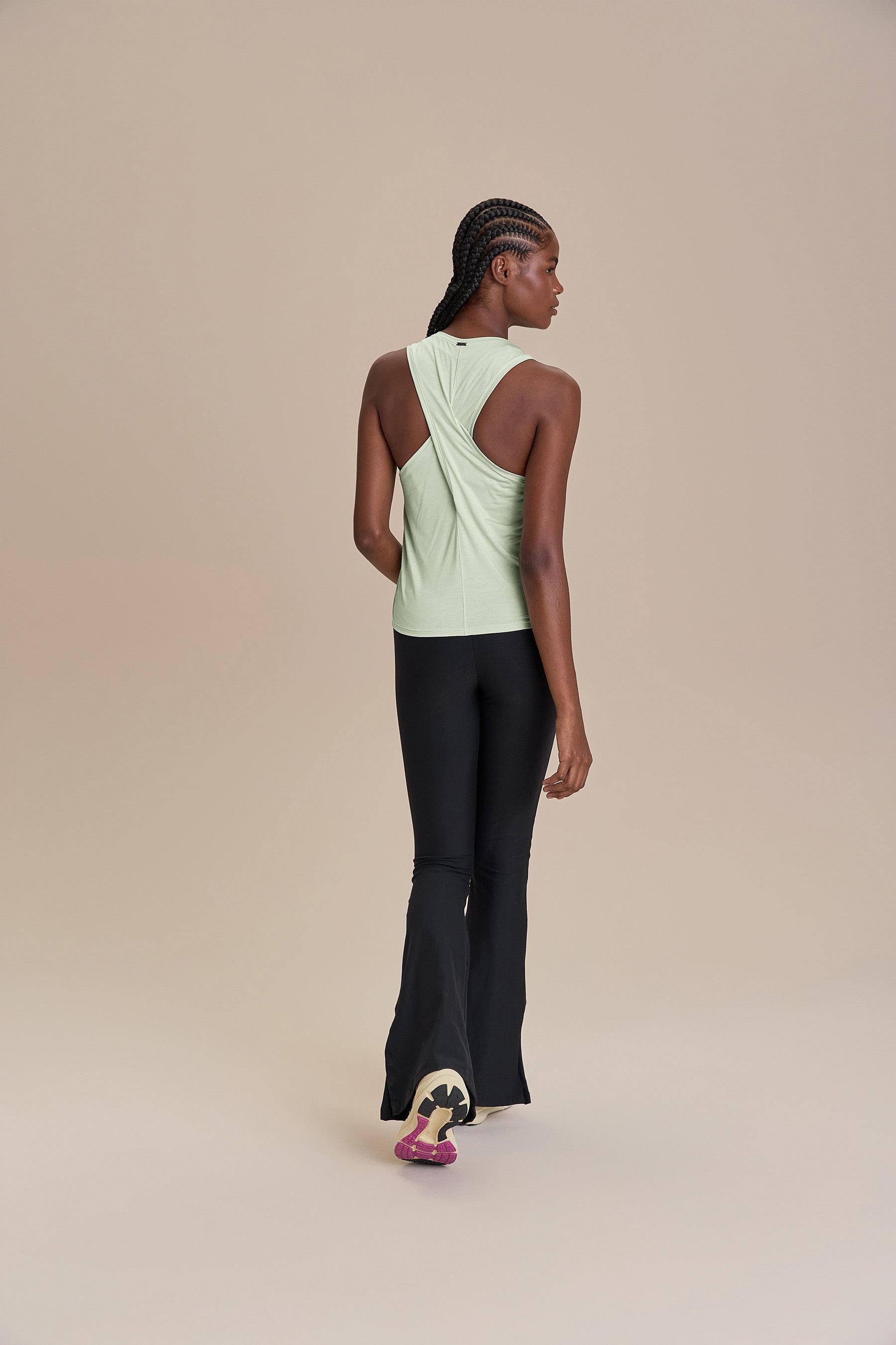 Breathable Modal Twist Tank Top for Women - Soft & Comfortable Summer Casual Wear for Gym, Yoga, and Everyday Outfits