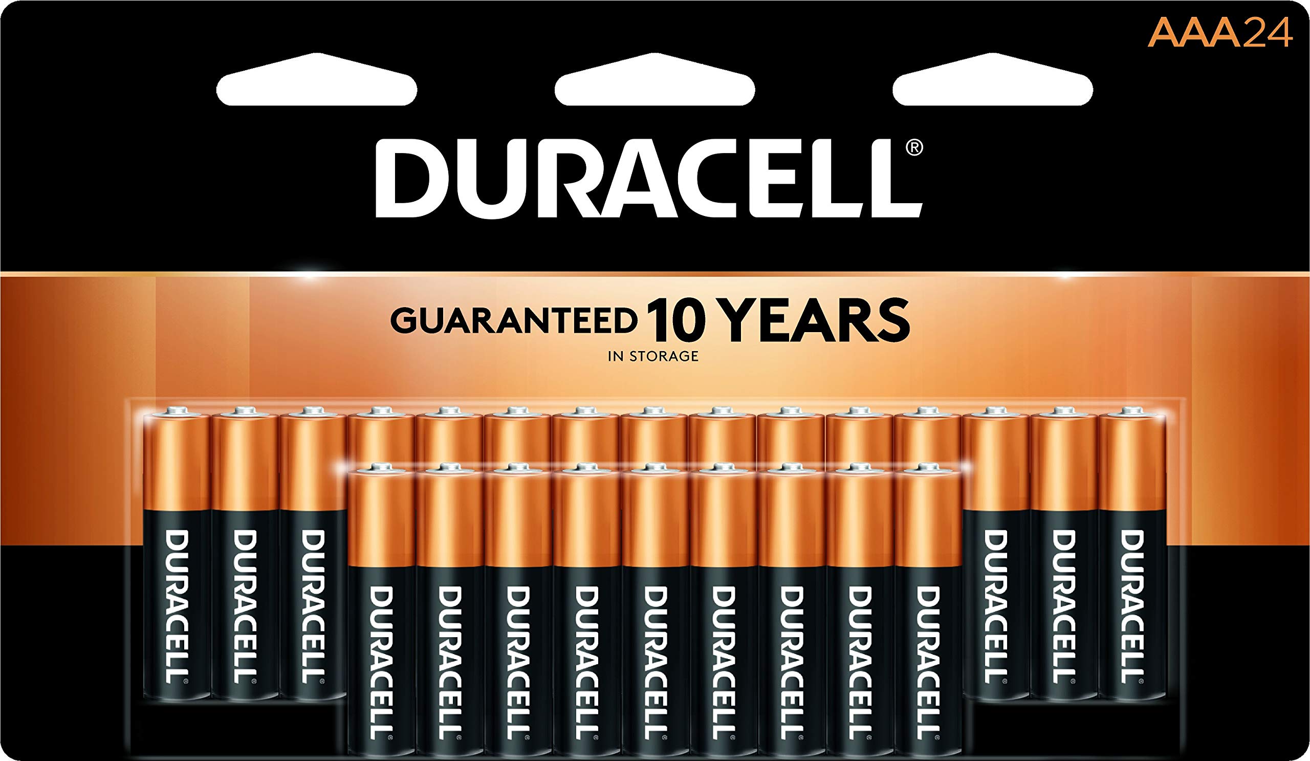 Duracell CopperTop AAA Alkaline Batteries - 6 Pack | Long-Lasting Power for Toys, Remote Controls & Electronics | High-Performance Batteries for Home & Office Use