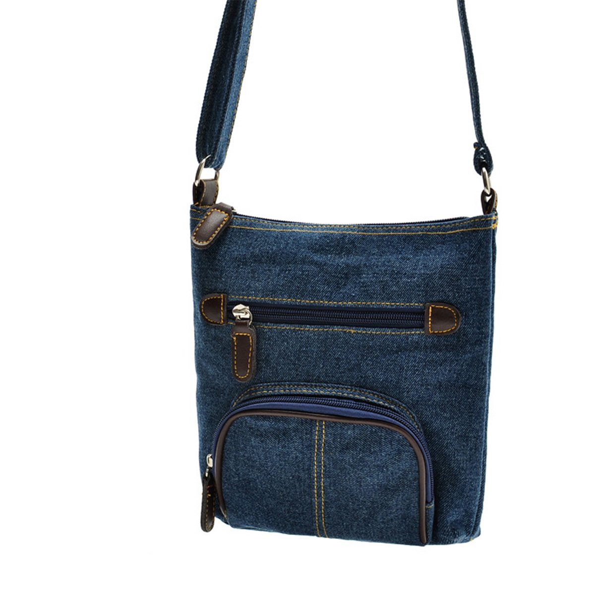Women's Multi-Pocket Crossbody Shoulder Bag - Small Organizer Purse Wallet for Travel, Shopping & Daily Essentials