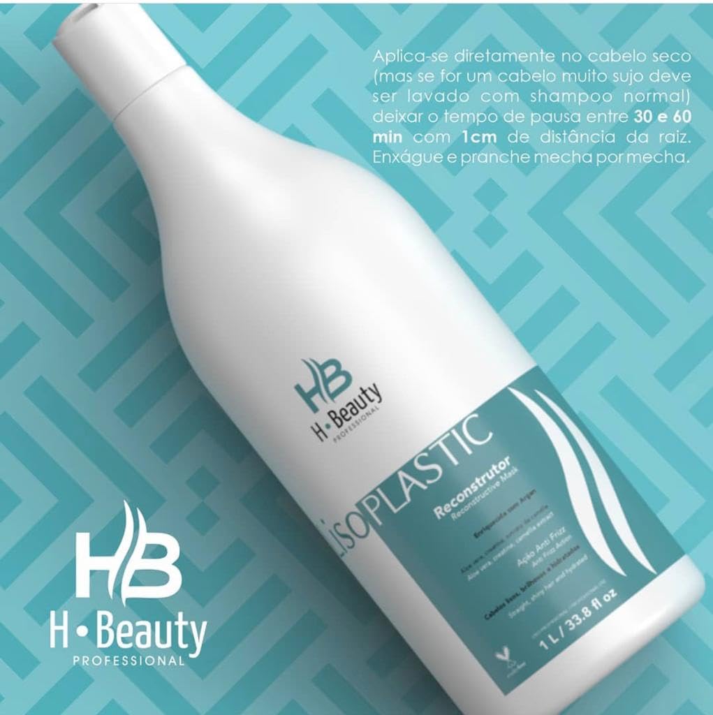 Premium Gourmet Beauty Lisoplastic Hair Reconstructor Treatment - Deep Conditioning for Damaged Hair - Salon-Quality Repair at Home | Perfect for Dry, Frizzy & Chemically Treated Hair