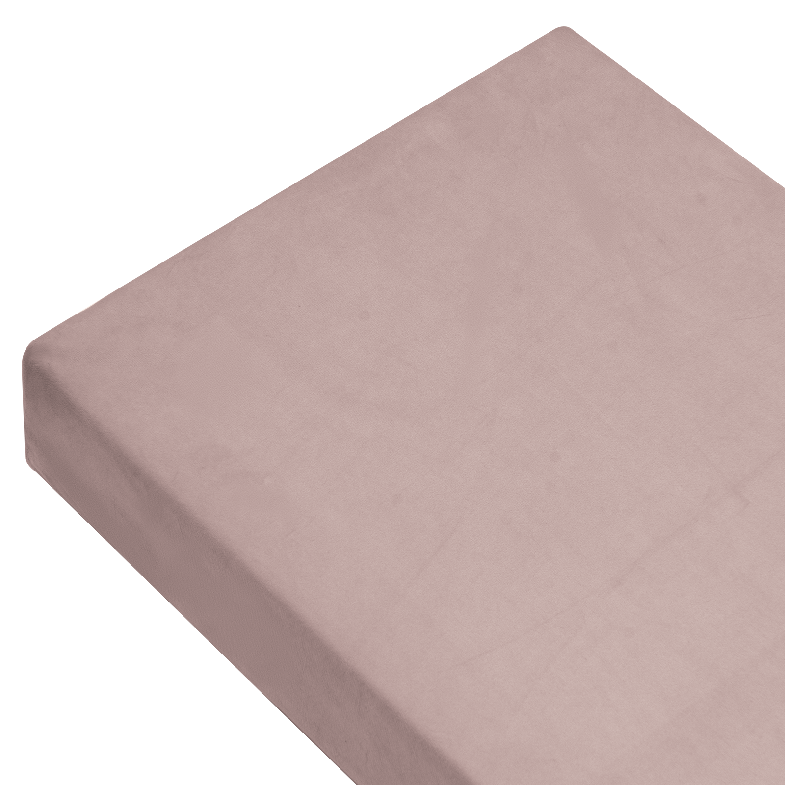 Velura Velvet Custom Bench Cushion - Soft & Durable Sofa Seat Pad in Glacier Gray - Water-Resistant Patio Furniture Cushion for Outdoor Benches, Deck Chairs & Garden Seating