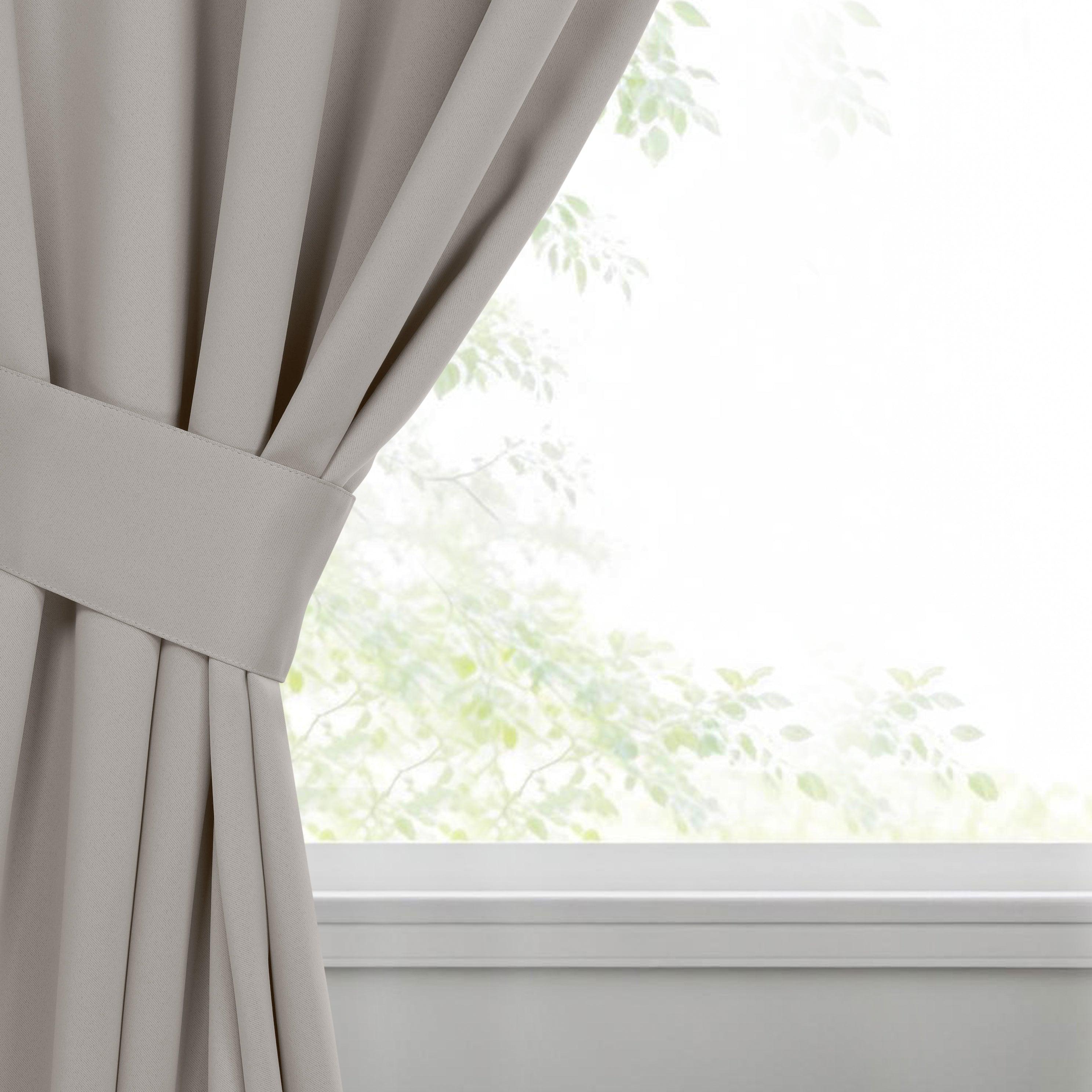 Classic Modern Solid Blackout Curtain Panels - Set of 2 for Bedroom, Living Room & Nursery - Light Blocking Thermal Insulated Window Drapes