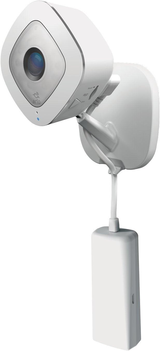 Arlo Q Plus 1080p HD Security Camera VMC3040S - Indoor/Outdoor Wireless IP Camera with Night Vision & 2-Way Audio for Home & Business Surveillance
