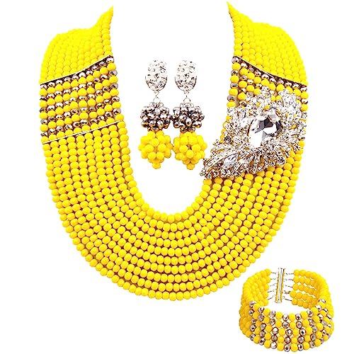 Opaque Yellow and Silver