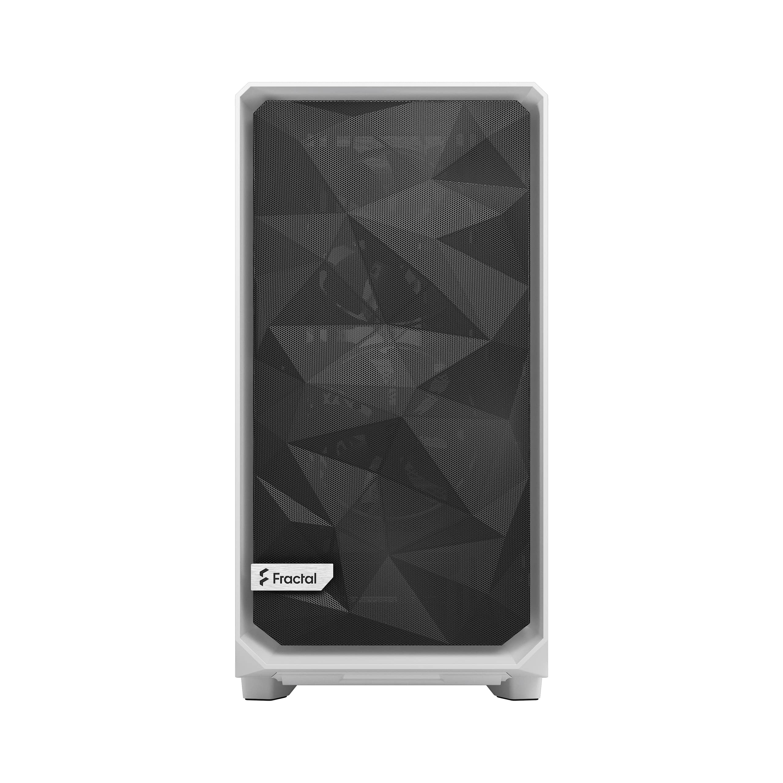 Fractal Design Meshify 2 Lite White ATX Mid Tower PC Case - Tempered Glass Window, High Airflow Mesh Front Panel, Spacious Interior for Gaming & Workstation Builds - Perfect for Home Office & Gaming Setup
