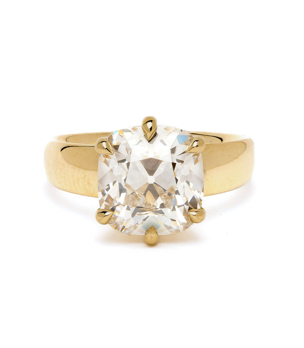 4 Carat Lab Grown Diamond Engagement Ring for Women - Elegant Solitaire Wedding Band - Perfect for Proposals, Anniversaries & Special Occasions