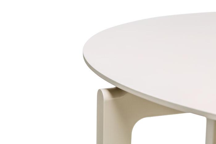 Modern Leaf-Shaped Dining Table by Ton - Elegant & Space-Saving Design for Small Apartments, Breakfast Nooks & Cozy Dining Areas