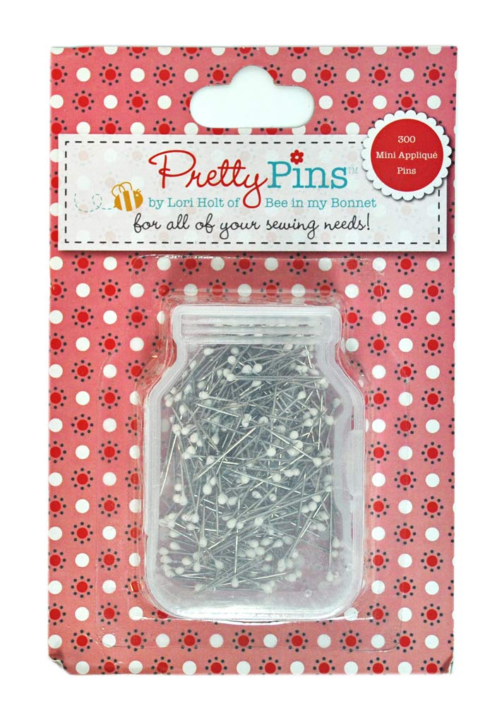 Lori Holt 300 Mini Applique Pins for Quilting & Sewing