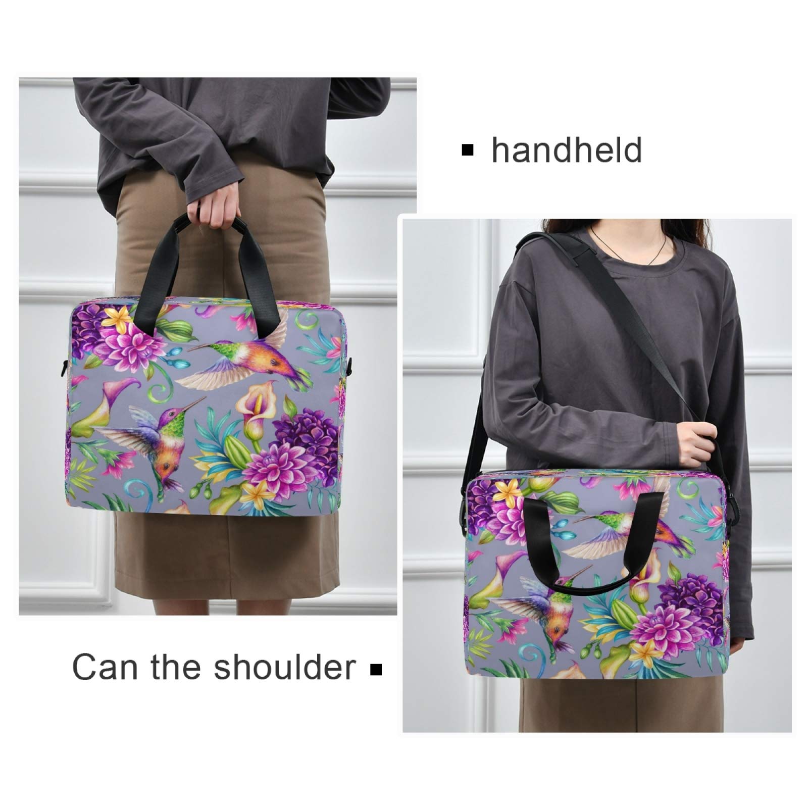Stylish Waterproof Laptop Bag for 13-15.6 Inch Notebooks - Durable Laptop Sleeve & Computer Carrying Case with Multiple Pockets - Perfect for Work, School, Travel & Daily Commute