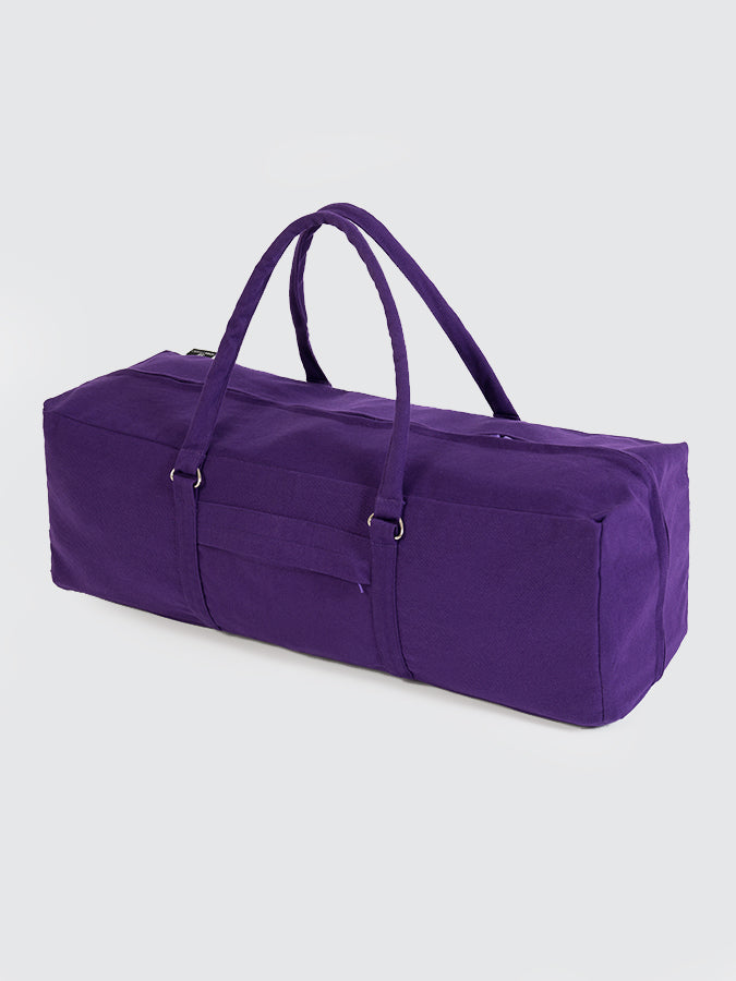 GOTS Certified Organic Cotton Yoga Bag - Eco-Friendly Yoga Equipment Storage for Studio & Travel - Perfect for Yoga Mats, Blocks, and Accessories