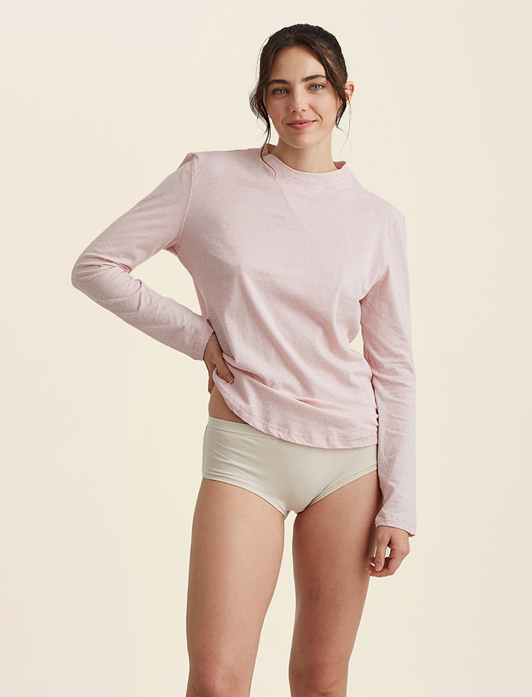 Emily Mid Rise Hipster Brief - Soft Cotton Underwear for Women, Comfortable Everyday Panties, Breathable & Stretchable - Perfect for Workout, Lounge & Sleep