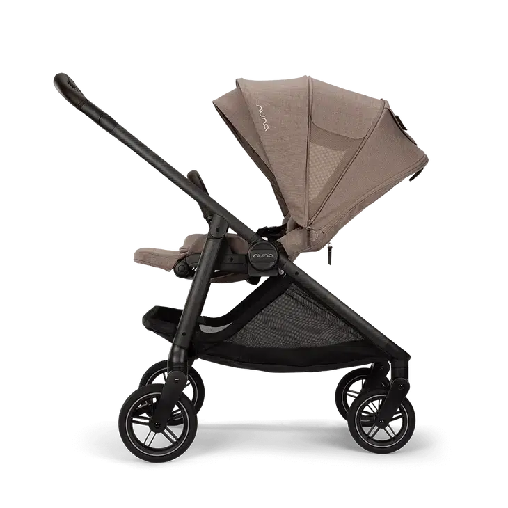 Nuna Swiv Stroller - Lightweight Cedar Wood Baby Stroller with 360° Swivel Wheels | Perfect for City Walks, Shopping & Travel