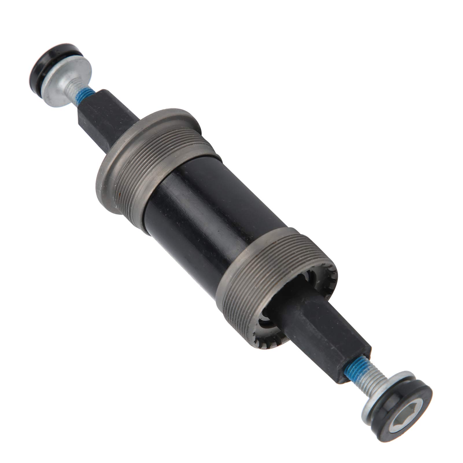 68mm Bike Bottom Bracket - Sealed Square Taper Bearing for Mountain Bikes with Installation Screws | Durable Metal Bicycle Crankset Component for Smooth Riding & Maintenance