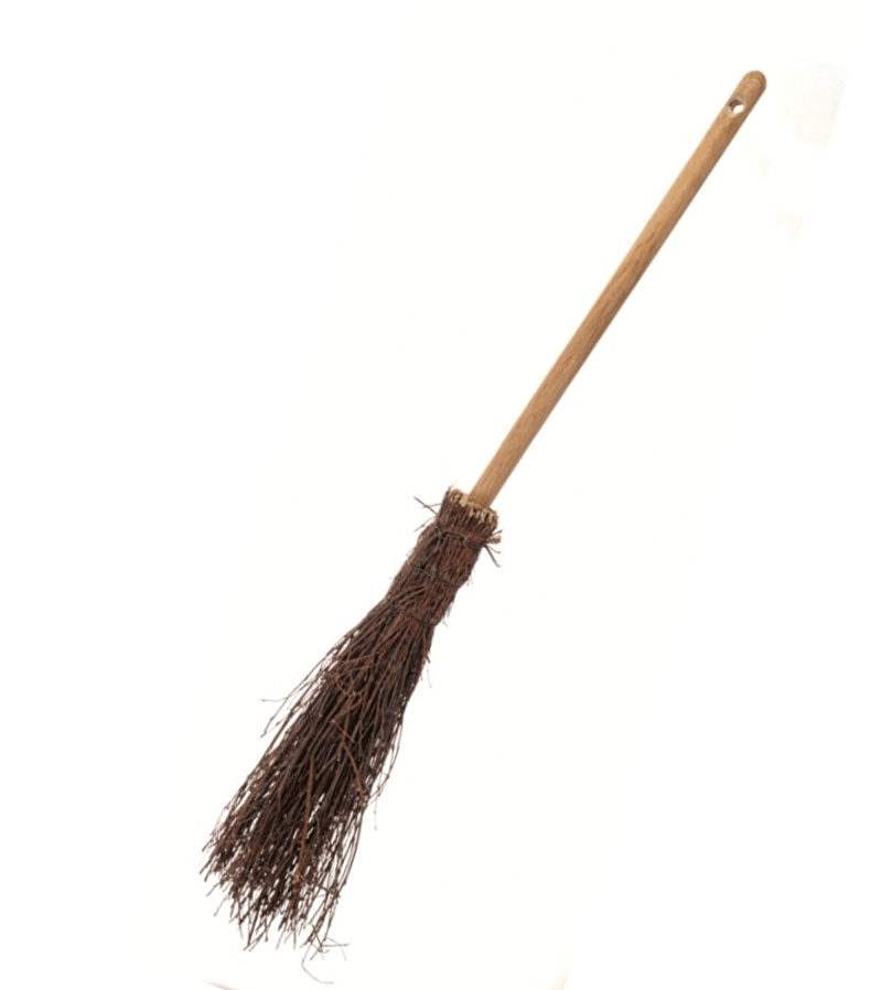 Egmont Halloween Witch Broom - Authentic Broomstick for Witch Costume, Halloween Decorations & Themed Parties