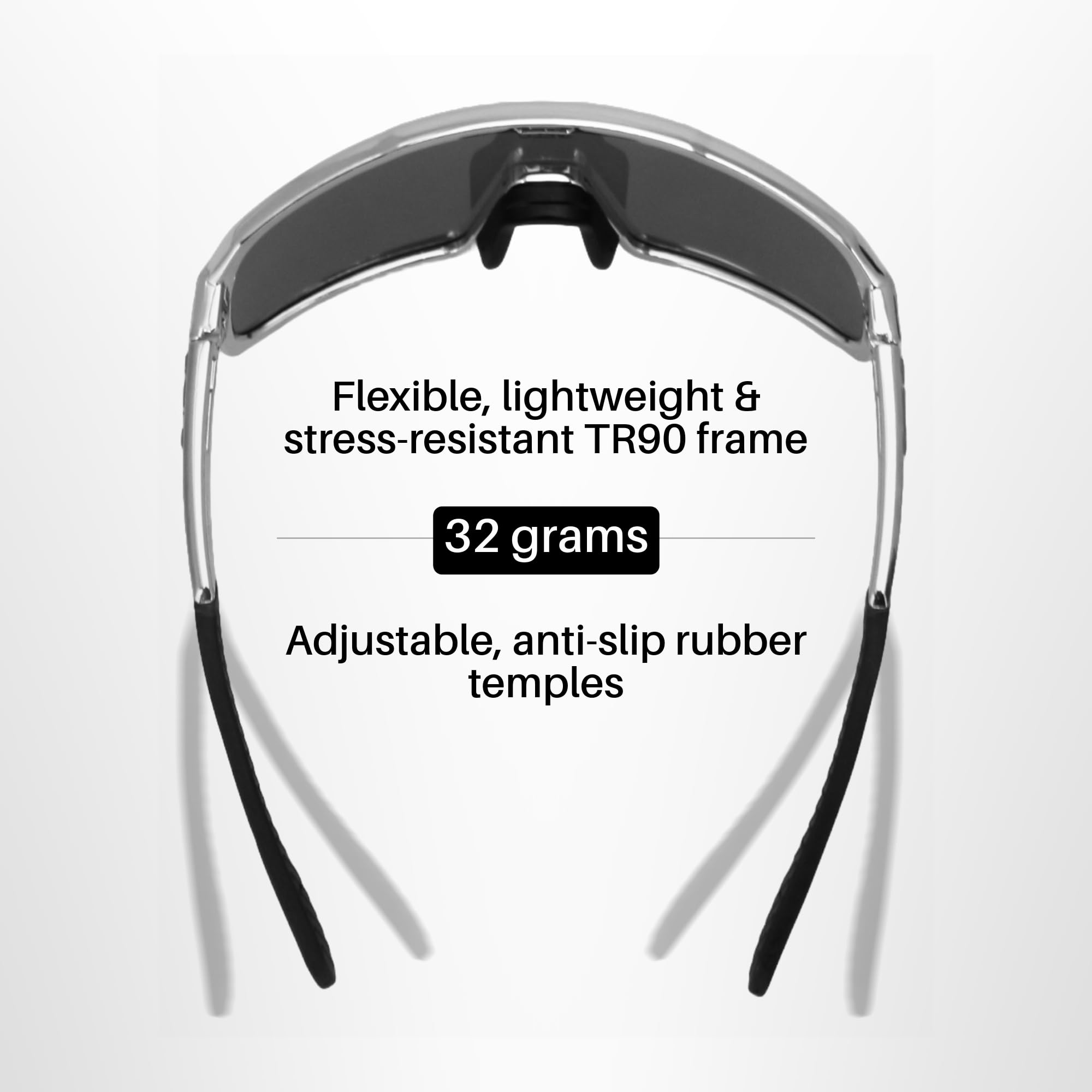 VELO Changeup Sports Sunglasses for Men & Women - Polarized UV Protection for Running, Cycling, Golf & Outdoor Activities