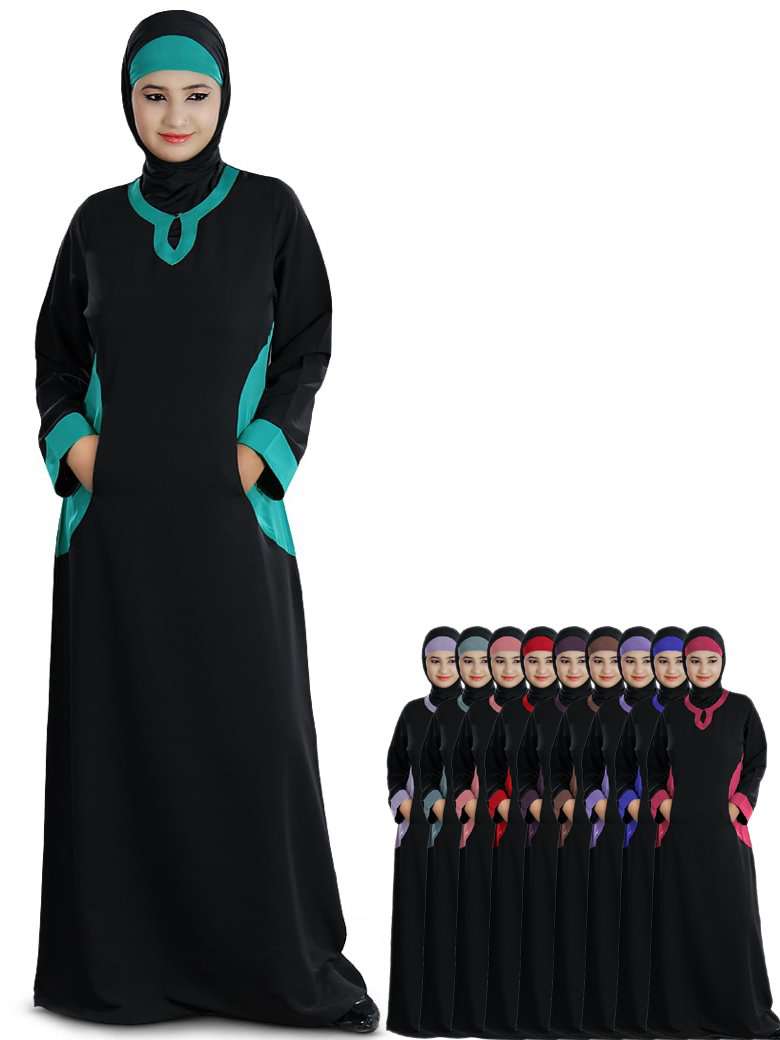 Elegant Daria Abaya for Women - Modest Muslim Prayer Dress - Perfect for Prayer, Mosque, and Special Occasions