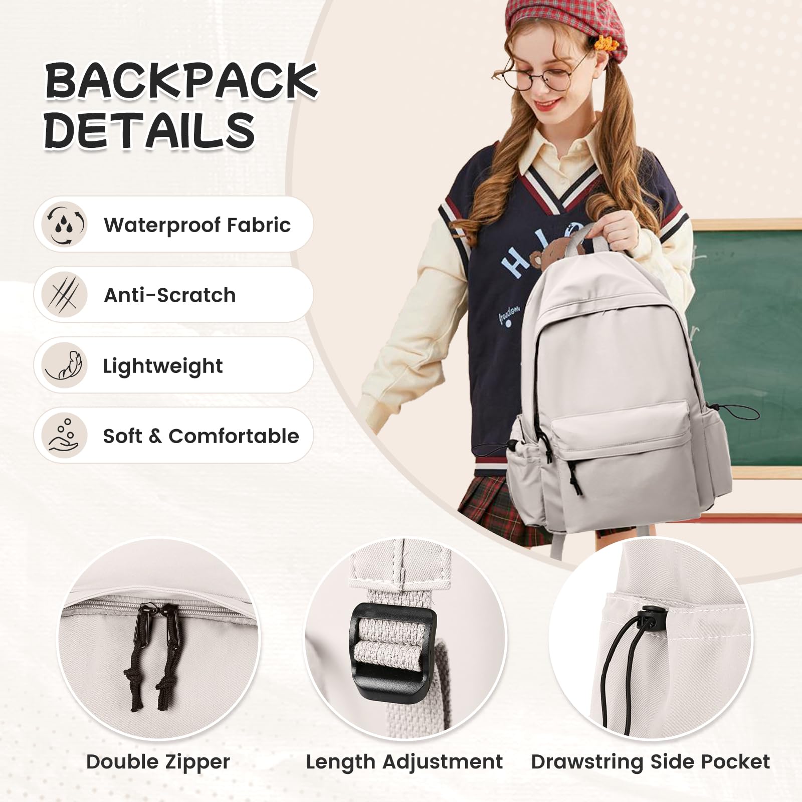 Women's Waterproof Gym Backpack - Foldable Sports Bag for Yoga & Travel