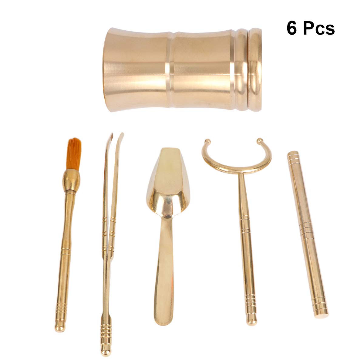 Premium 6-in-1 Tea Making Kit - Ceremonial Tea Set with Stainless Steel Tools & Bamboo Tray - Perfect for Home Brewing, Tea Ceremonies & Gifts