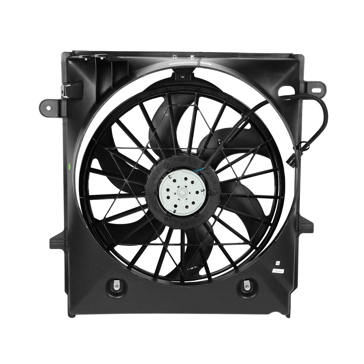 DNA MOTORING OEM-RF-0121 High Performance Radiator Cooling Fan Assembly - Direct Replacement for 2001-2011 Ford Ranger - Improved Cooling Efficiency - Perfect for Off-Roading & Hot Weather Driving