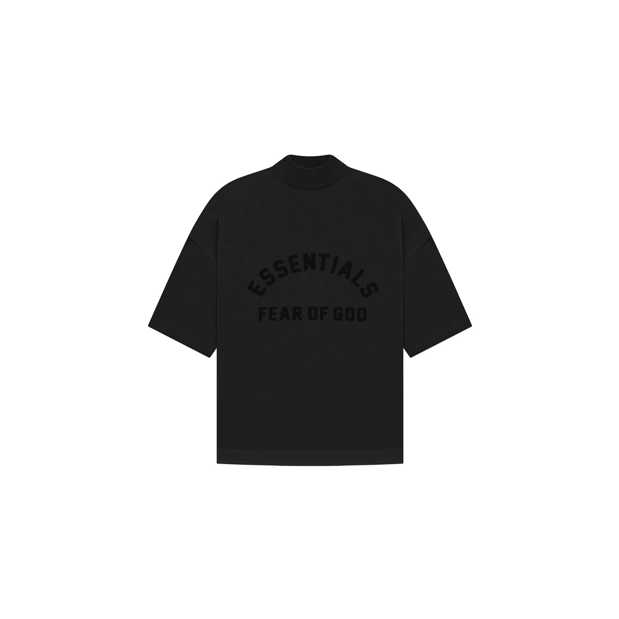 Fear of God Essentials Kids T-Shirt 'Jet Black' 2024 - Soft Cotton Tee for Boys & Girls - Casual Wear, School, and Everyday Outfits