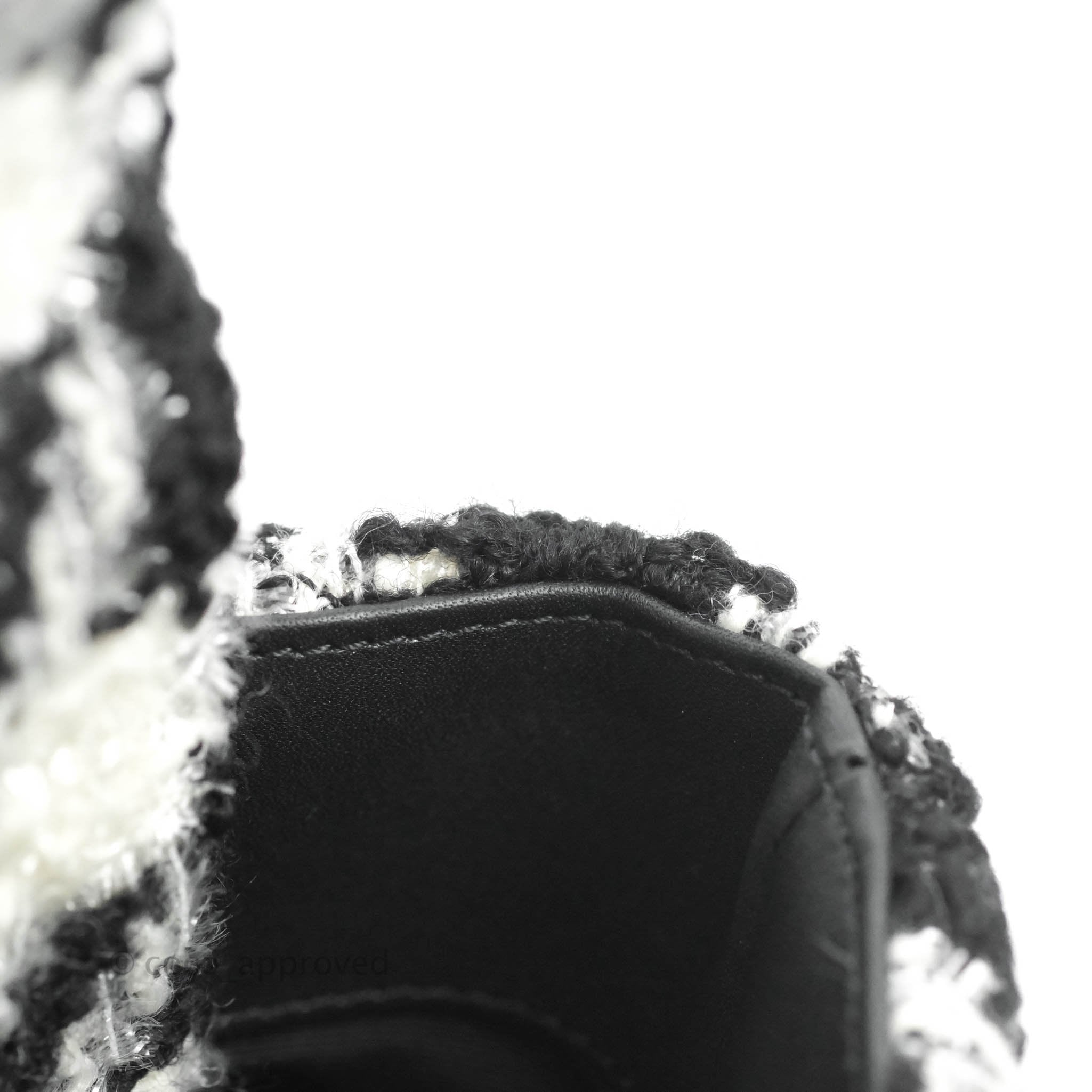 Chanel 19 Medium Flap Bag - Black & White Houndstooth Tweed with Mixed Hardware | Luxury Designer Handbag for Women, Perfect for Work, Parties & Special Occasions