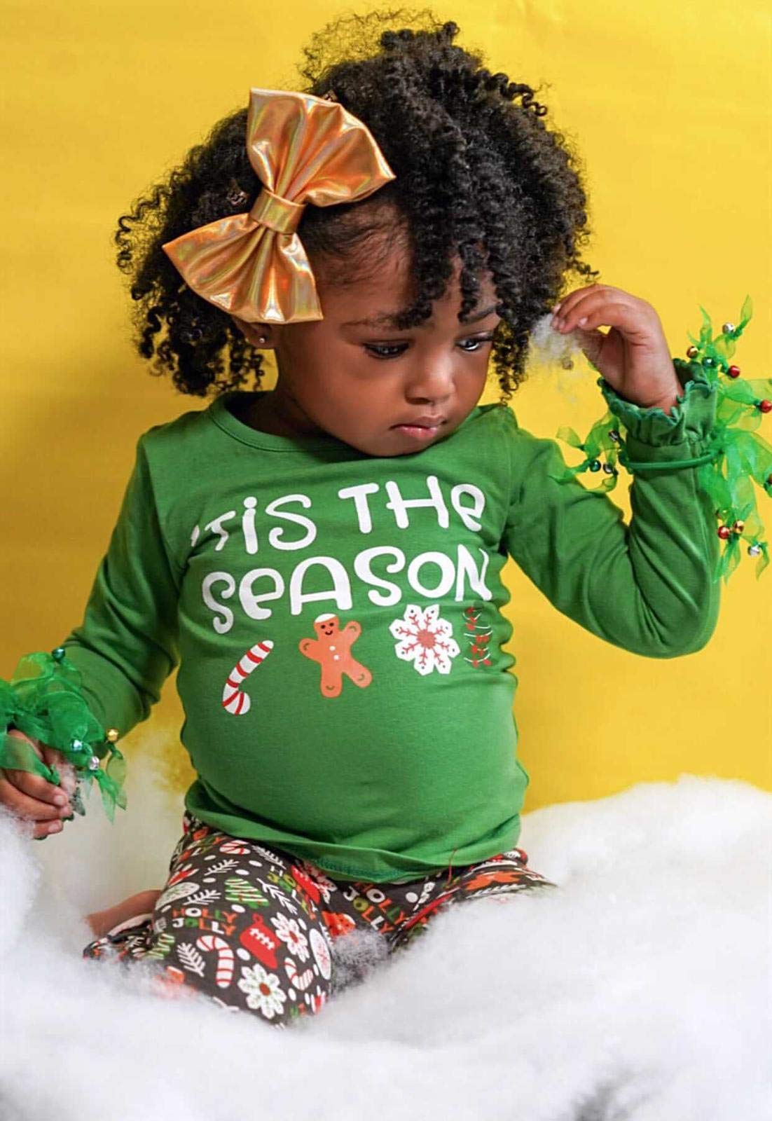 Unique 2-Piece Baby Girl Outfit - Ruffle Leggings & Long Sleeve Shirt for Toddlers | Playtime & Photo Shoots